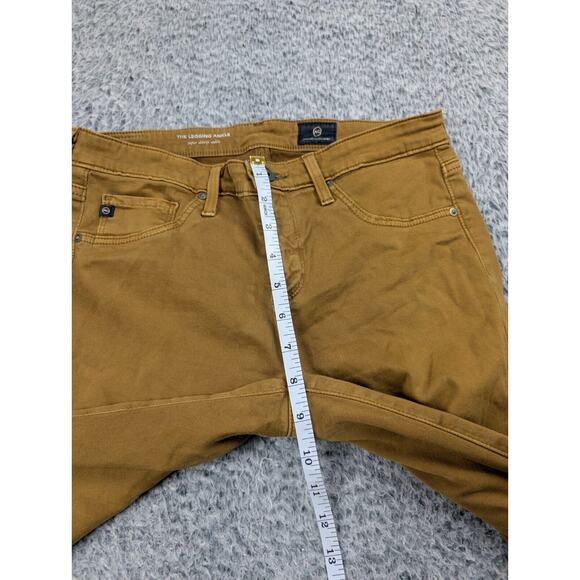 AG Adriano Goldschmied Jeans Women 25 Brown Legging Ankle Super Skinny Stretch - Picture 7 of 10